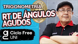 TRIGONOMETRÍA  RT de ángulos agudos CICLO FREE [upl. by Duleba214]