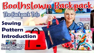 Boothstown Backpack Sewing Pattern Introduction From Spencer Ogg [upl. by Sinnek]