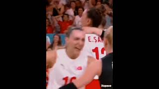 Filenin Sultanları Olimpiyatta Yarı Finalde👏 fileninsultanları voleybol fypシ [upl. by Ieso739]