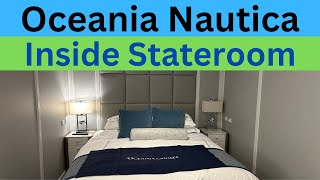 Oceania Nautica Inside Stateroom Layout and overview of Inside Stateroom 8039 [upl. by Ahsyekal]