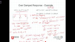 E8 2 1Example Overdamped Parallel Natural Response [upl. by Carlen592]