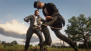 Red Dead Redemption 2  Torturing and Killing NPCs With LASSO [upl. by Nawed]