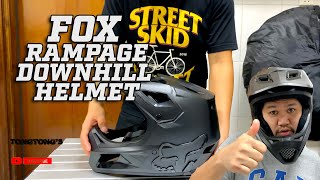 FOX RAMPAGE UNBOX amp FIT  DOWNHILL HELMET 👌👌 [upl. by Friedrick]