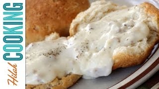 How To Make Cream Gravy  Sausage Country Gravy Recipe  Hilah Cooking [upl. by Trammel]