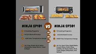 Ninja Foodi Sp101 Vs Sp301 8 in 1 Vs 13 in 1 Key Differences [upl. by Ardiek]