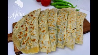 El acmasi Ispanakli gözleme tarifi I Gözleme Rezept [upl. by Calysta]