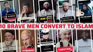 Secrets Behind Islamic Conversions Revealed PT3 Ten Men Who Reverted To Islam  quotBOOST YOUR FAITHquot [upl. by Eima]