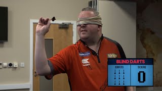 Blind Darts 🤣 w Stephen Bunting [upl. by Wester]