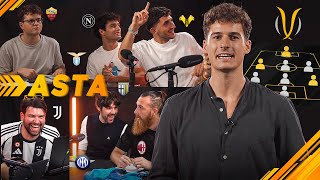 YOUTUBER LEAGUE 2425 🏆 TUTTA L’ASTA COSTRUIAMO LE ROSE ⚽️ [upl. by Elberta]