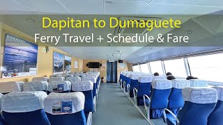 Dapitan to Dumaguete Ferry Travel  Schedule amp Fare [upl. by Alphard50]