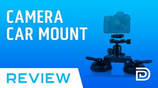 DSLR Camera Suction Cup Car Mount Review  FANTASEAL Nikon Canon GoPro DSLR Suction Mount [upl. by Debo448]