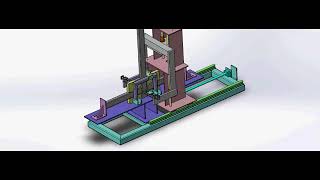 Welding fixture motion simulation using Solidworks [upl. by Karleen973]