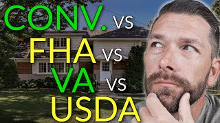 2021 Loan Requirements for FHA VA  USDA and Conventional Loans [upl. by Orton525]