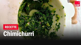 Le chimicurri  Les recettes de FrançoisRégis Gaudry [upl. by Hairaza690]