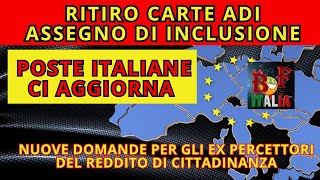 ASSEGNO DI INCLUSIONE🌟 RITIRO CARTE ADI  DELEGHE  REDDITO DI CITTADINANZA [upl. by Llireva467]