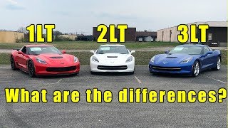 What are the differences 2019 Chevy corvette Trim levels explained Stingray Z51 Grand Sport Z06 [upl. by Wylie338]