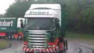 EDDIE STOBART CONVOY [upl. by Vocaay462]