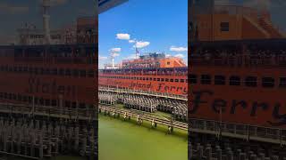 Staten Island Ferry arriving Staten Island New York [upl. by Inod]