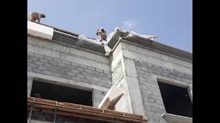 How to work on parapet wall design  form work [upl. by Aonian]