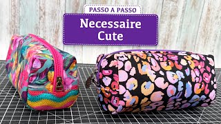 Como fazer Necessaire Cute perfeita para maquiagem [upl. by Nileak820]