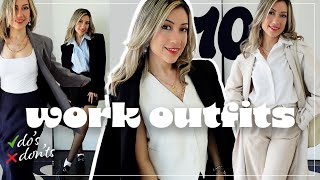 10 workwear outfits  expensive look on a budget [upl. by Geoff]