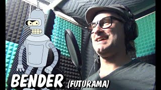 365 Days of Character Voices  BENDER  Futurama DAY 374 [upl. by Annasus]