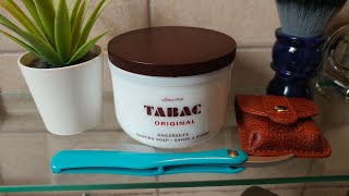 Tabac amp shavette shave with yaqi travel razor [upl. by Anyalram]