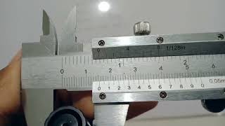 How to measure diameter by using vernier caliper vernier caliper complete practical [upl. by Kaasi]