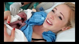 BEAUTIFUL HOSPITAL LIVE BIRTH VLOG INDUCTION  Janna and Braden Family Baby Girl Birth Story [upl. by Reggie]