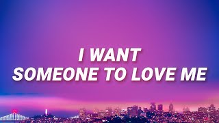 Lil Nas X  I want someone to love me THATS WHAT I WANT Lyrics [upl. by Ynoble]