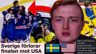 Förlorar JVM finalen  Sverige vs USA [upl. by Aihsat711]