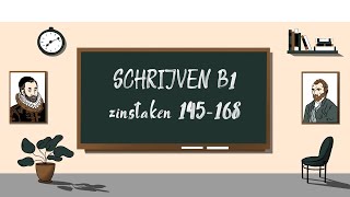 SCHRIJVEN B1  zinstaken 145168 losse officiële opdrachten  STAATSEXAMEN NT2 programma I [upl. by Kcirddot54]