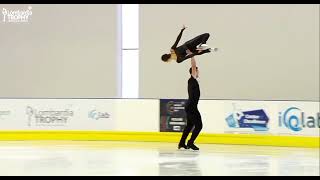 Annika HockeRobert Kunkel SP Lombardia Trophy 2024 [upl. by Alarick59]