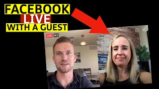 How to ADD A GUEST to Your Facebook Live  Facebook Live Guests [upl. by Kiri]