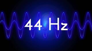 44 Hz clean sine wave BASS TEST TONE frequency [upl. by Groscr]