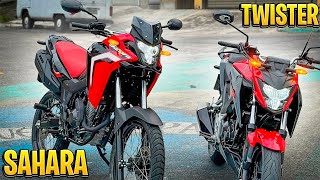 TWISTER 300f vs SAHARA 300  COMPARATIVO E DIFERENÇAS [upl. by Hoebart]