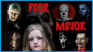 Películas de Terror de PEOR a MEJOR [upl. by Yehs]