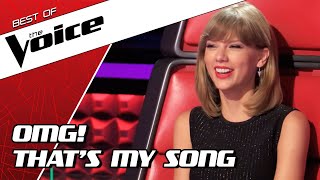 TOP 10  BEST TAYLOR SWIFT covers in The Voice [upl. by Purvis317]