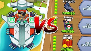 CO JEST SILNIEJSZE PARAGON MONKEY BUCCANEER vs 555 w BLOONS TD 6 [upl. by Anirt213]