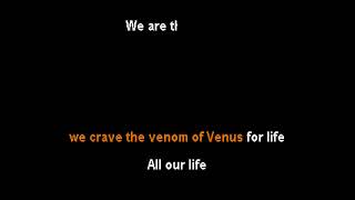 POWERWOLF  Venom Of Venus The Monumental Mass  clay wood karaoke [upl. by Nonnahs704]