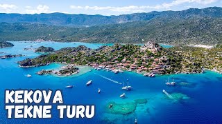 Kekova Tekne Turu  Simena Kalesi  Kaş Gezilecek Yerler  Kekova Boat Tour  Kaş Antalya Turkey [upl. by Ripleigh]