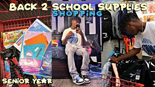 BACK TO SCHOOL SUPPLIES SHOPPING 2023  teenage boy edition [upl. by Eves157]