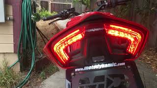 Integrated Tail light Motodynamic Ducati Streetfighter V4S ￼ [upl. by Dorehs]