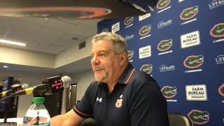 Bruce Pearl recaps No 12 Auburns loss at Florida [upl. by Rihsab]