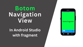 Bottom Navigation Bar Android Studio with Fragment Java  Android Studio Giraffe  202231 [upl. by Eyoj935]