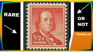 US Postage Rare or not Benjamin Franklin Philately Values [upl. by Oirrad]