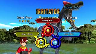 Dinosaur King Irritator gameplay Again [upl. by Yesdnik638]