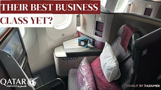 Qatar Airways NEW 787 Business Class [upl. by Fahy]