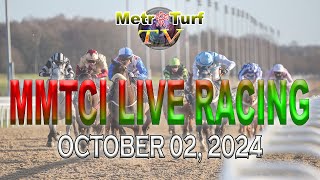 02 October 2024  Philippines Horse Racing Live  Metro Manila Turf Club Inc [upl. by Suidualc]