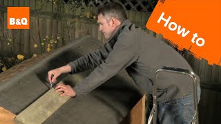 How to felt a shed roof [upl. by Earased]